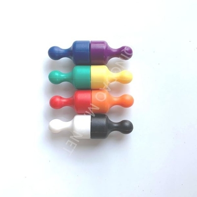 Sintered NdFeB Hook Magnet, N35, Permenent Office Magnets in Blue Color
